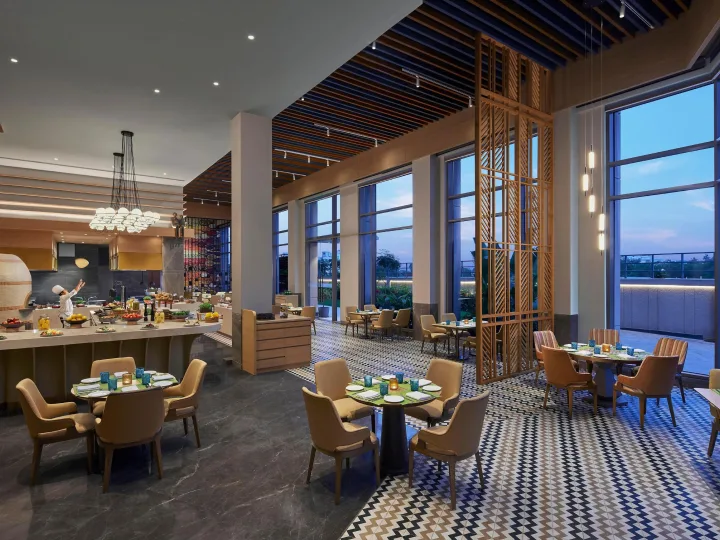 Interior fit-out by Grace Turnkey Projects at Hyatt Place Aurangabad Airport
