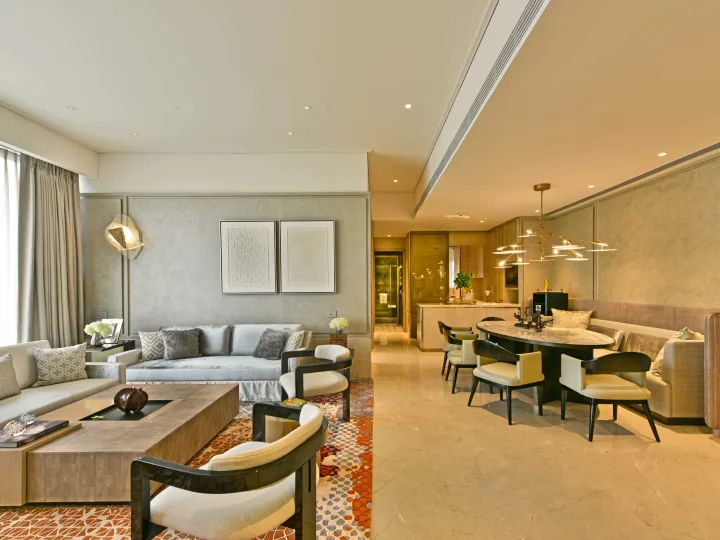 Interior fit-out by Grace Turnkey Projects at Crown Show Flat